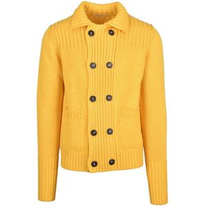 Kangra, Heren, Truien, Geel, Maat: L Wol,