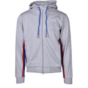 Bikkembergs, Heren, Sweatshirts & Hoodies, Grijs, Maat: S Katoen,