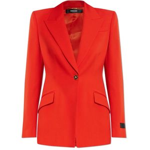 Versace, Dames, Jassen, Rood, Maat: S Wol,