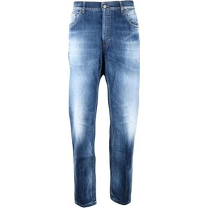 Dondup, Heren, Jeans, Blauw, Maat: W38 Katoen,