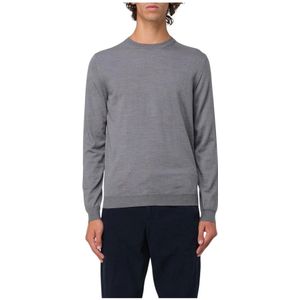 Zanone, Heren, Truien, Grijs, Maat: 2XL Wol,