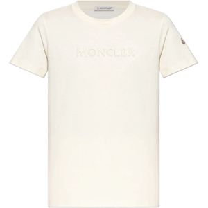 Moncler, Dames, Tops, Beige, Maat: XS Katoen,