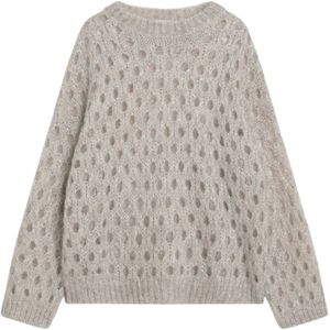 Brunello Cucinelli, Dames, Truien, Beige, Maat: L