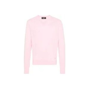 Dsquared2 Lila Sweater , Pink , Heren , Maat: M