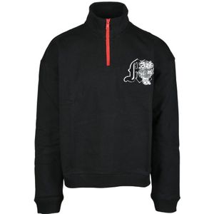 Msgm, Heren, Sweatshirts & Hoodies, Zwart, Maat: M Katoen,