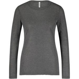 Summum - Blouse lange mouw - Donker grijs - 3s5170-30644