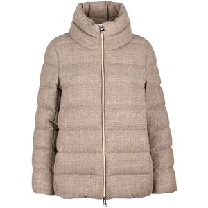 Herno, Dames, Jassen, Bruin, Maat: S Wol,