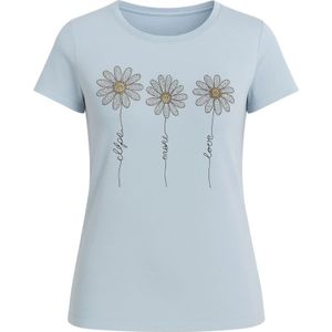 Clips, Dames, Tops, Blauw, Maat: L