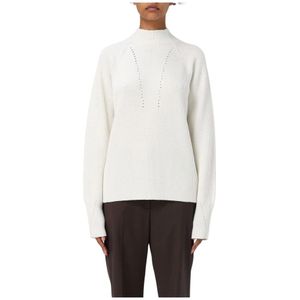 Drumohr, Dames, Truien, Wit, Maat: M Katoen,