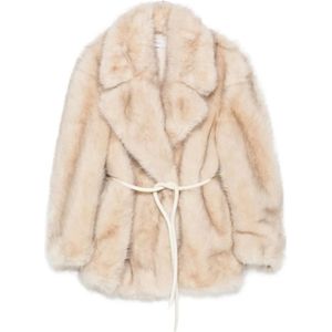 Sportmax, Dames, Jassen, Beige, Maat: M Jersey,