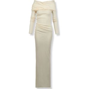 Entire Studios, Dames, Jurken, Beige, Maat: XS Wol,