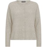 Mos Mosh - Mmalmine Knit Cardigan - Grijs - Dames - Gebreid Vest