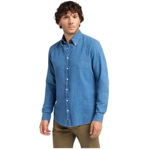 Brooks Brothers, Heren, Overhemden, Blauw, Maat: S Katoen,