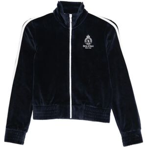 Sporty & Rich, Dames, Sweatshirts & Hoodies, Blauw, Maat: M