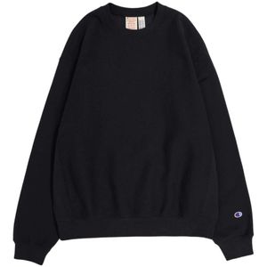 Champion, Dames, Sweatshirts & Hoodies, Zwart, Maat: M Katoen,