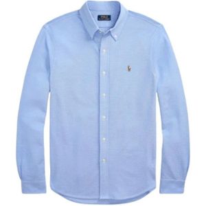 Polo Ralph Lauren, Heren, Overhemden, Blauw, Maat: XS Katoen,