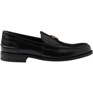 Prada, Heren, Schoenen, Zwart, Maat: 39 1/2 EU