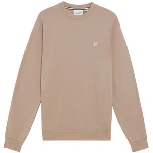 Lyle&Scott - Sweater - Beige - Katoen - Lange Mouw