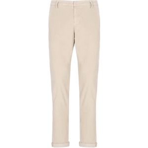 Dondup, Heren, Broeken, Beige, Maat: W33 Katoen,