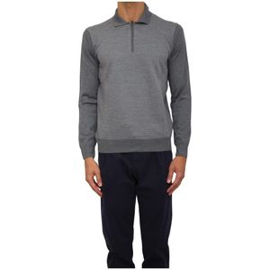 Corneliani, Heren, Tops, Grijs, Maat: 4XL Wol,