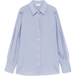 Marella, Dames, Blouses & Shirts, Blauw, Maat: XS