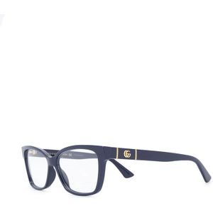 Gucci, Dames, Accessoires, Blauw, Maat: 55 MM