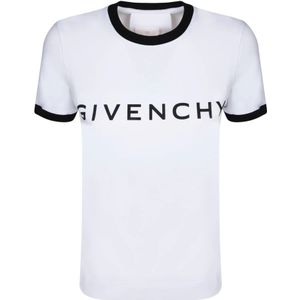 Givenchy, Dames, Tops, Wit, Maat: S Katoen,