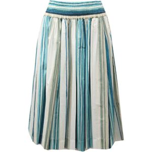 Woolrich, Dames, Rokken, Blauw, Maat: S Katoen,