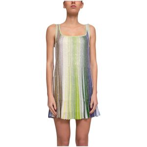 Missoni, Dames, Jurken, Veelkleurig, Maat: XS Viscose,