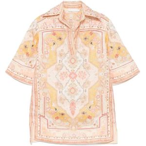 Zimmermann, Dames, Jurken, Veelkleurig, Maat: M Linnen,