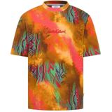 Carlo Colucci - Dynamisch Sprayed Knit T-shirt - Veelkleurig - Heren