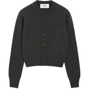 Ami Paris, Dames, Truien, Grijs, Maat: S Kasjmier,