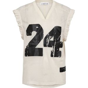 Haute L'Amitié, Dames, Tops, Beige, Maat: S Poliester,