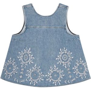Ganni, Dames, Tops, Blauw, Maat: L Denim,