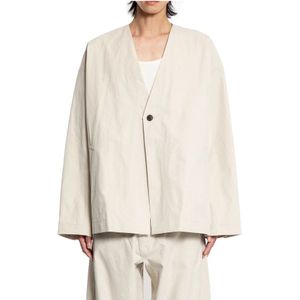 Jan-Jan VAN Essche, Heren, Jassen, Beige, Maat: M Katoen,