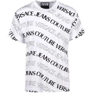 Versace Jeans Couture, Heren, Tops, Veelkleurig, Maat: XS Katoen,