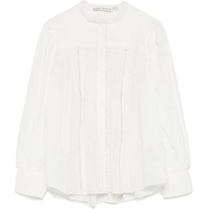 Alice + Olivia, Dames, Blouses & Shirts, Wit, Maat: M