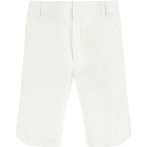 Zegna, Heren, Korte broeken, Wit, Maat: XL Katoen,