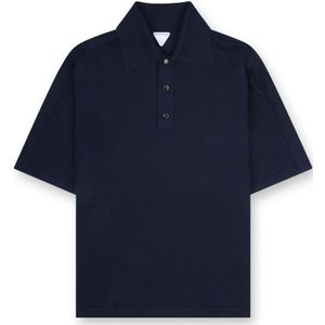 Bottega Veneta, Heren, Tops, Blauw, Maat: M Wol,