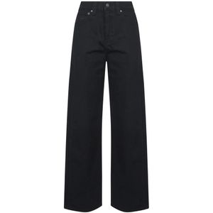 Khaite, Dames, Jeans, Zwart, Maat: W26 Katoen,