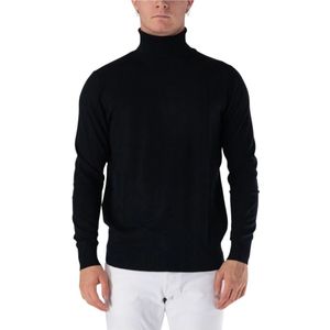 At.P.Co, Heren, Truien, Zwart, Maat: 2XL Katoen,