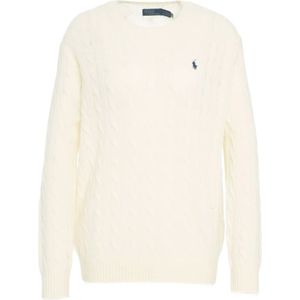 Polo Ralph Lauren, Dames, Truien, Wit, Maat: S Wol,