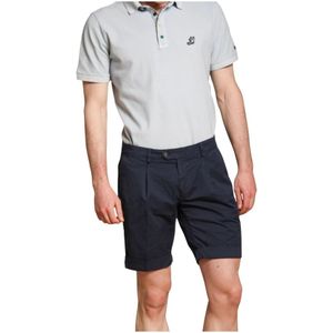Mason's, Heren, Korte broeken, Blauw, Maat: M Katoen,
