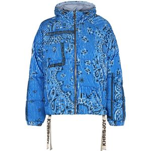 Khrisjoy, Heren, Jassen, Blauw, Maat: XS Corduroy,