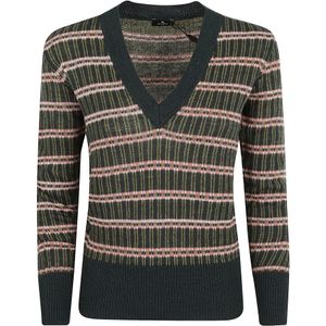 Etro, Dames, Truien, Veelkleurig, Maat: 2XS Wol,