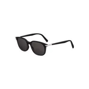 Dior Elegante vierkante zonnebril met grijze lenzen , Black , Dames , Maat: 52 MM