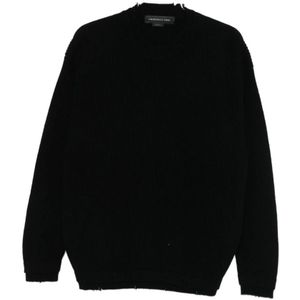 Federico Cina, Heren, Truien, Zwart, Maat: M Wol,