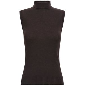 Sportmax, Dames, Truien, Bruin, Maat: XS Wol,