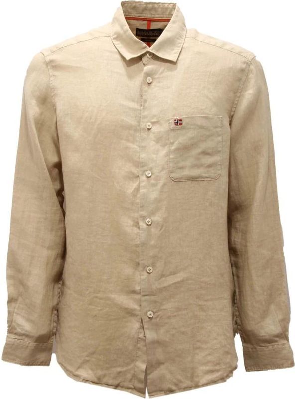 Napapijri - G-Creton - Overhemd - 100% Linnen