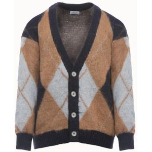 Family First, Heren, Truien, Veelkleurig, Maat: M Mohair,